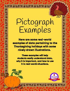 Preview of Pictograph Example - Thanksgiving Edition - FREE