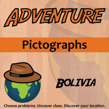 Preview of Pictographs Activity - Printable & Digital Worksheet - Bolivia Adventure