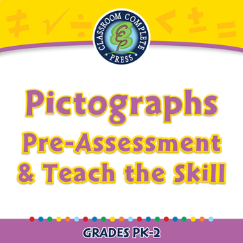 Preview of Data Analysis & Probability: Pictographs - Pre-Assess/Teach - NOTEBOOK Gr. PK-2