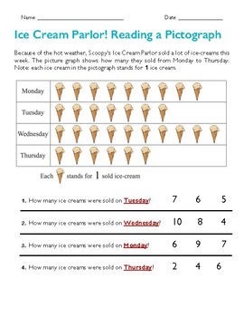 Preview of Pictographs - Reading Pictographs