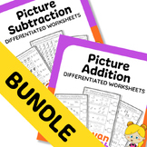 Picture Addition & Subtraction | Visual Worksheets within 