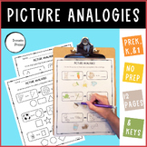 Picture Analogies for Beginners - Worksheets for PreK Kind