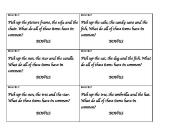 Speech Therapy: Picture Auditory Comprehension and Following Directions