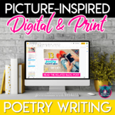 Picture-Inspired Poetry Writing Assignment | Digital and Print