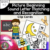 Picture Beginning Sound Letter Matching and Recognition Cl