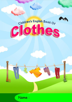 Preview of Picture Book About Clothes