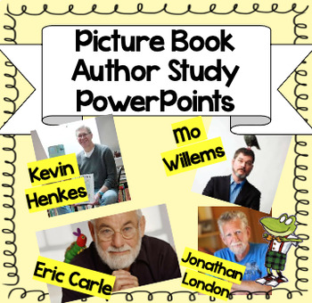 Preview of Picture Book Author Study PowerPoint Bundle (17 Authors!)