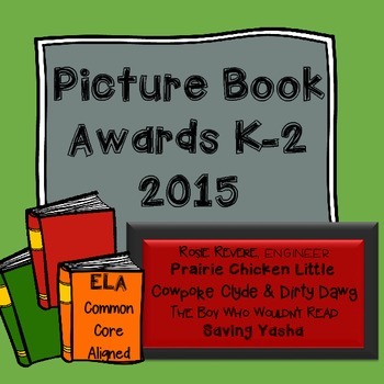 Preview of Picture Book Awards 2015:  ELA Aligned