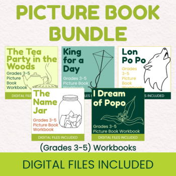 Preview of Picture Book Bundle - Asian Voices #2 - Workbooks in print, electronic + answers