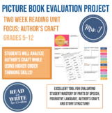 Picture Book Evaluation Project- Printable Edition
