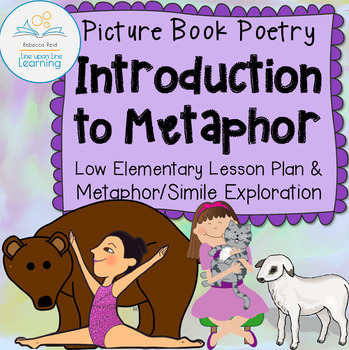 Preview of Metaphors and Similes Poetry Lesson based on picture books