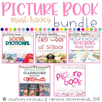Preview of Picture Book List Must Haves BUNDLE