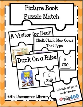 Preview of Top 100 Picture Book Puzzle Pieces