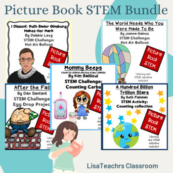 Preview of Picture Book STEM Challenge Bundle