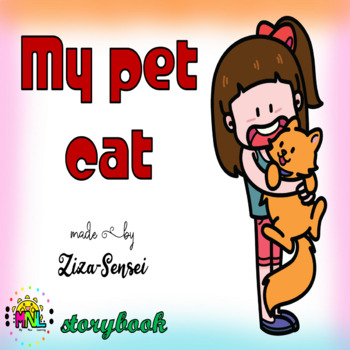 Preview of Picture Book Story My Pet Cat DIGITAL Printable