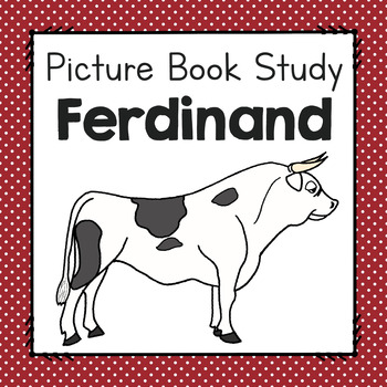 Preview of Ferdinand | Picture Book Study | Picture Book Activities | No Prep