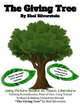 Preview of Picture Book: The Giving Tree (Using picture books to teach MS Literature)