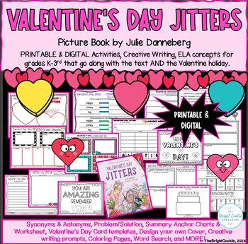 Preview of Picture Book: Valentine's Day Jitters~ Engaging Valentine themed activities