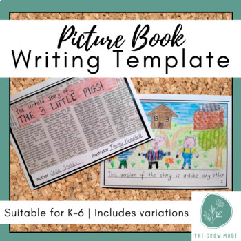 Preview of Picture Book Writing Template | Portrait and Landscape | A4 and A5 size
