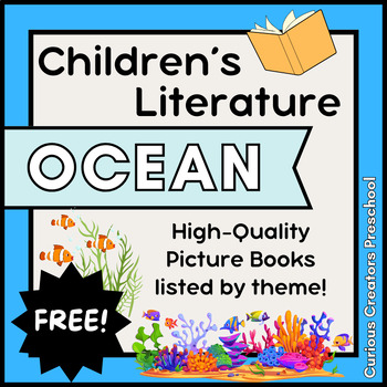 Preview of Picture Books about the OCEAN | Children's Literature | FREEBIE