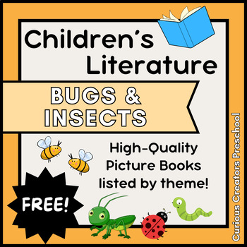 Preview of Picture Books all about BUGS & INSECTS | Children's Literature | FREEBIE