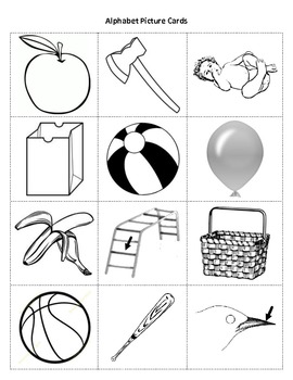 Preview of Picture Cards for Phonological Lessons