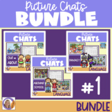 Picture Chat- Bundle #1! Vocabulary, 'wh' questions and di