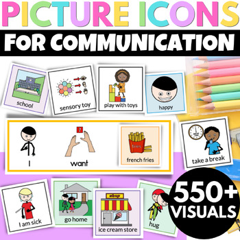 Preview of Picture Communication Visual Starter Kit AAC Speech Therapy & Special Education