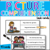 Picture Comprehension Task Cards for Special Education {45 Tasks}