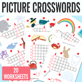 Picture Crossword Puzzles for Kindergarten and Grade 1