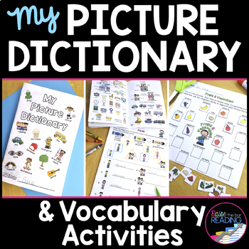 Preview of Picture Dictionary & Beginning ELL Vocabulary Activities for ESL Curriculum