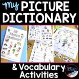 Picture Dictionary & Beginning ELL Vocabulary Activities f