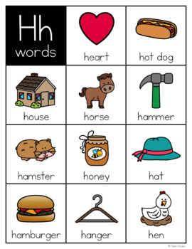 Picture Dictionary - Word Charts for Primary Writers - | TpT