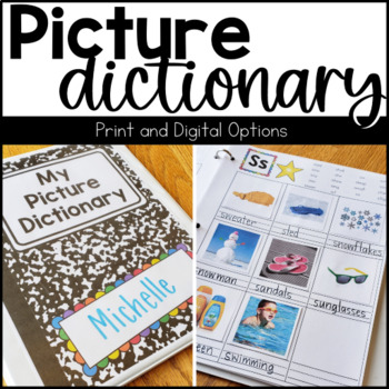Preview of Picture Dictionary for Vocabulary Management and Tracking