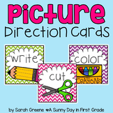 Picture Direction Cards (chevron)