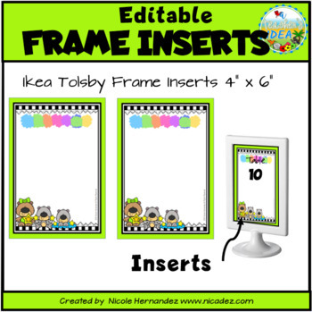 Editable Picture Frame Photo Self Reg Labels (Teacher-Made)