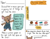 Picture Graph Worksheet (If You Give a Mouse a Cookie)