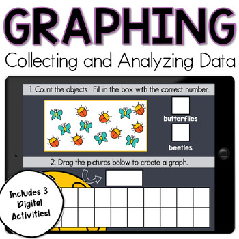 Preview of Collecting and Analyzing Data in Picture Graphs 1st Grade Games, Activities