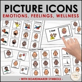 Picture Icons - Emotions, Feelings, Wellness (Boardmaker Symbols)