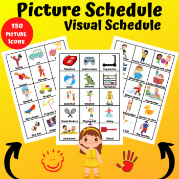 Preview of Picture Icons Schedule Cards Special Education Autism