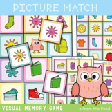 Picture Matching Game for Visual Memory | Pre Reading Activity