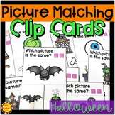 Picture Matching Task Cards | Halloween | Special Educatio