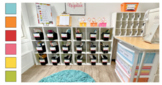 Picture Perfect Classroom Theme Organized Teacher's Tool Kit ONLY