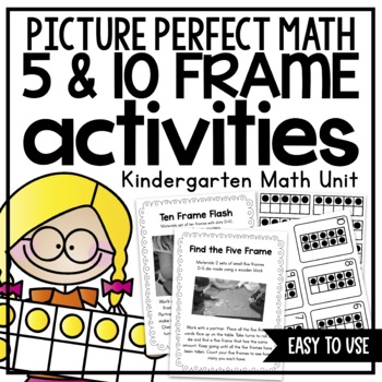 Preview of 5 Frame and 10 Frame Activities Numbers 0-10 For Kindergarten