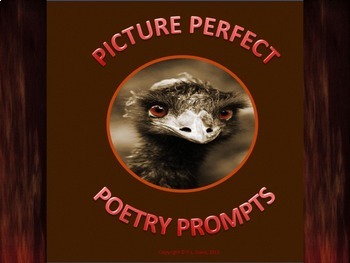 Preview of Picture Perfect Poetry Prompts Distance Learning