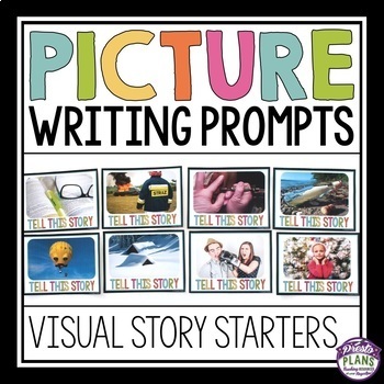 Preview of Narrative Writing Prompts - Pictures & Photos Cards to Inspire Creative Writing