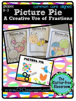 Preview of Picture Pie: A Fraction Craftivity