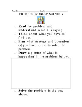 Preview of Picture Problem Solving