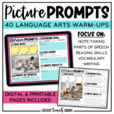 Picture Prompts Language Arts Warm-Ups and Bell Ringers | 