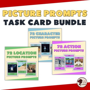 Preview of Picture Prompts Task Card Bundle